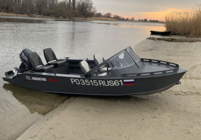 Лодка из Пнд Киммерия 420PRO-X  Серая 